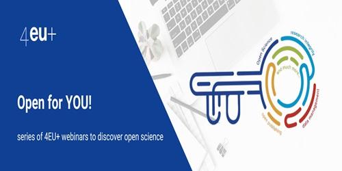 Webinars 4EU+ para descubrir la ciencia abierta 